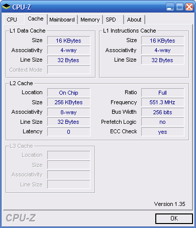 самый крутой по скорости КЭШ в данном тестировании, инфа CPU-Z